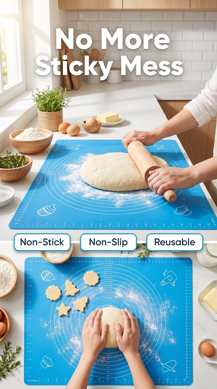 Silicon non-sticky rolling mat