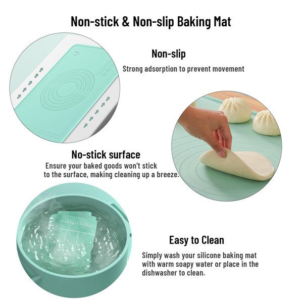 Silicon non-sticky rolling mat