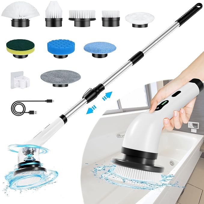 Electric Spin Scrubber 9 in 1