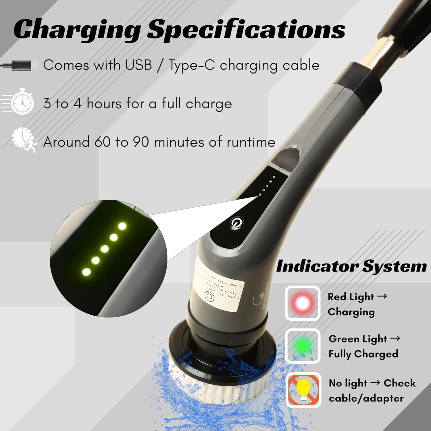 Electric Spin Scrubber 9 in 1